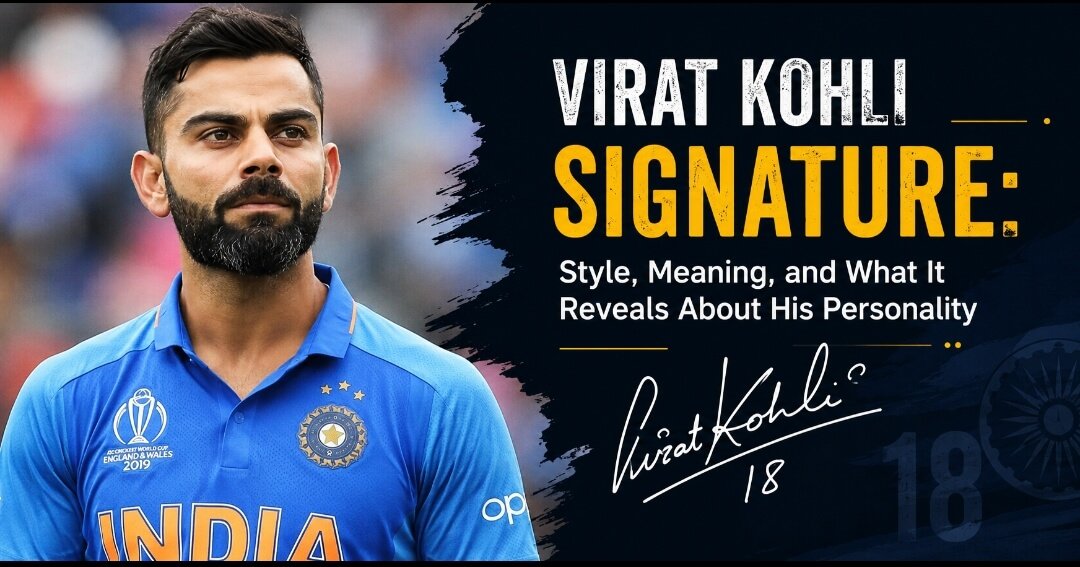 Virat Kohli signature